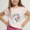 Kép 4/5 - Cornette 459/96 Unicorn rövid lányka pizsama