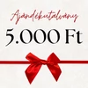 Kép 1/2 - Ajándékutalvány 5.000 Ft értékben