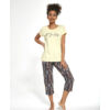 Kép 2/6 - Cornette 665/245 Shine mintás női pizsama