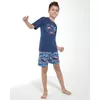 Kép 1/2 - Cornette 789/103 Route 66 mintás rövid fiú pizsama