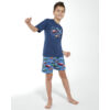 Kép 1/2 - Cornette 789/103 Route 66 mintás rövid fiú pizsama