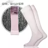 Kép 1/3 - Dr.Silver térd ezüst zokni