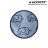 Kép 3/3 - Herbert bébi bokazokni apró elefántos mintázattal