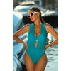 Kép 1/3 - Self S1092V-10 egyrészes fürdőruha cső fazonú bikini felsővel (B kosaras)
