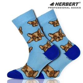 Herbert bulldog mintás gyerek bokazokni