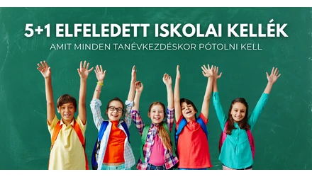 5+1 elfeledett iskolai kellék, amit minden tanévkezdéskor pótolni kell