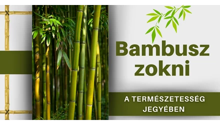 Bambusz zokni - a természetesség jegyében