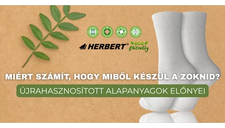 Herbert Eco zokni – Fenntarthatóság és környezetvédelem a mindennapokban