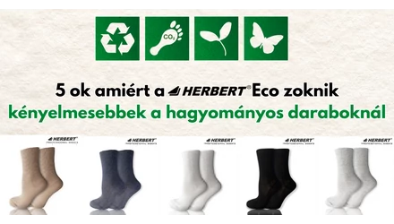 5 ok amiért a Herbert Eco zoknik kényelmesebbek a hagyományos daraboknál