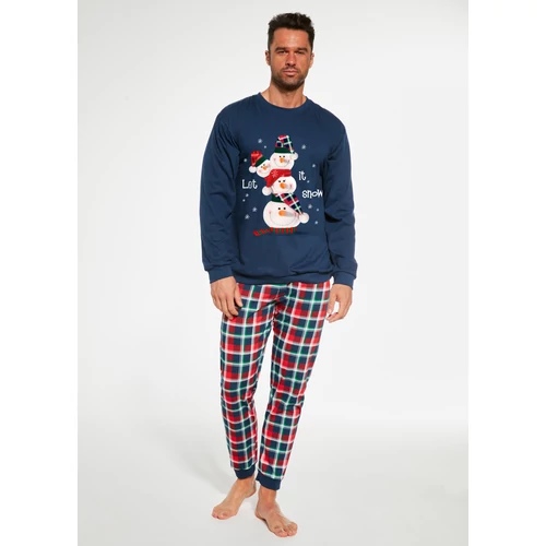 Cornette 115/236 Snowman mintás férfi pizsama