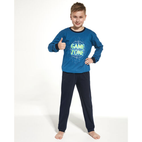 Cornette 267/131 Game Zone mintás fiú pizsama