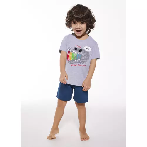 Cornette 473/115 Hungry mintás rövid fiú rövid pizsama