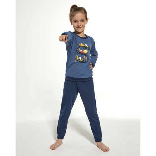 Cornette 478/115 Road mintás fiú pizsama
