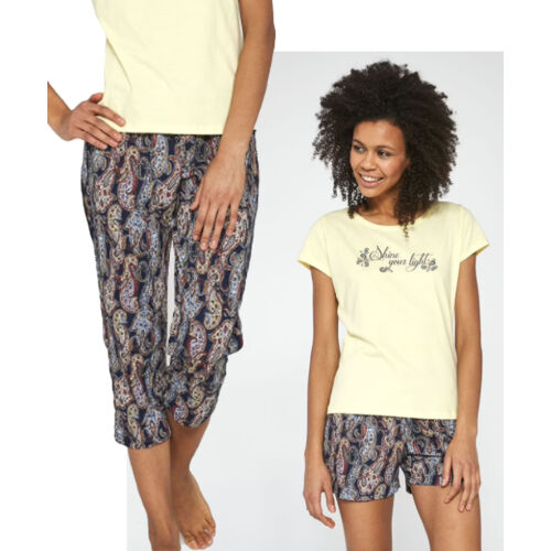Cornette 665/245 Shine mintás női pizsama