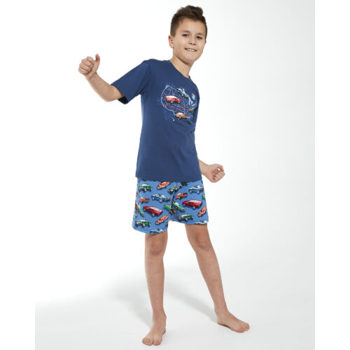 Cornette 789/103 Route 66 mintás rövid fiú pizsama