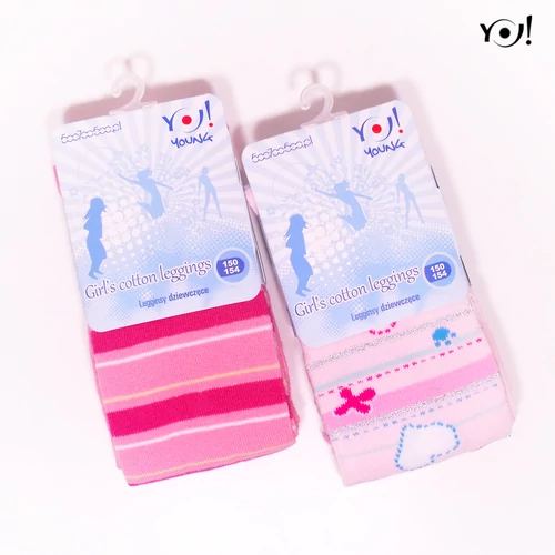 RA-20 pamut lábfej nélküli lányka leggings