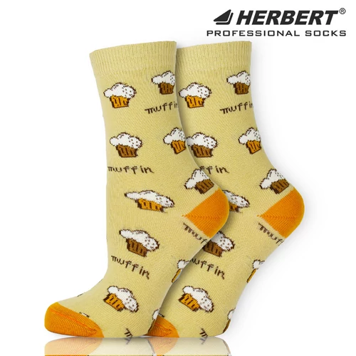 Herbert muffin mintás női bokazokni