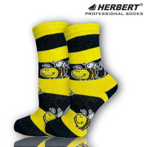 Herbert méhecske mintás felnőtt bokazokni