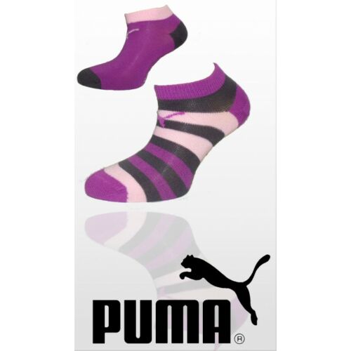 Puma titokzokni 2pár csíkos és egyszínű
