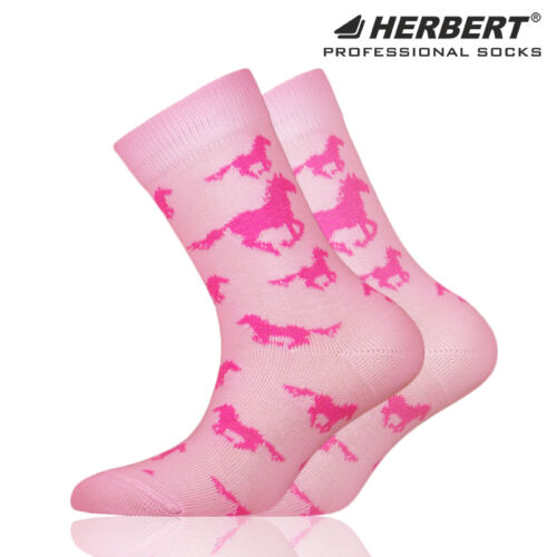 Herbert gyerek bokazokni rózsaszín lovacskákkal