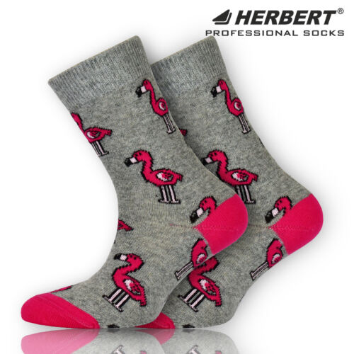 Herbert flamingó mintás gyerek bokazokni