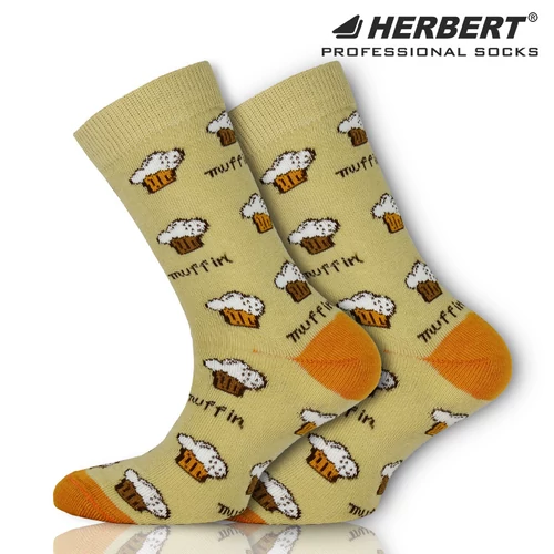 Herbert muffin mintás gyerek bokazokni