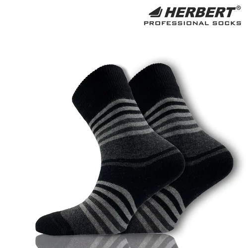 Herbert csíkos mintás gyerek bokazokni