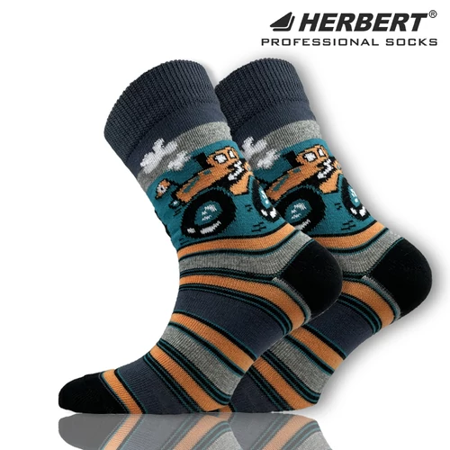 Herbert monster truck mintás gyerek bokazokni