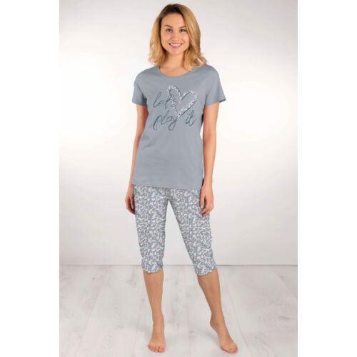 Muzzy háromnegyedes nadrágos női pizsama